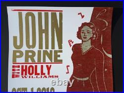 JOHN PRINE & HOLLY WILLIAMS Hatch Show Print Nashville RYMAN 2016 Concert Poster JOHN PRINE & HOLLY WILLIAMS Hatch Show Print Nashville RYMAN 2016 Concert Poster