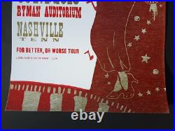 JOHN PRINE & HOLLY WILLIAMS Hatch Show Print Nashville RYMAN 2016 Concert Poster JOHN PRINE & HOLLY WILLIAMS Hatch Show Print Nashville RYMAN 2016 Concert Poster