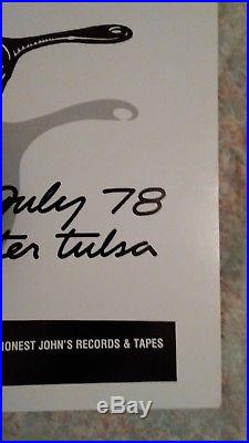 JOURNEY VAN HALEN 1978 concert poster Tulsa OK ORIGINAL MINT