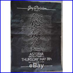JOY DIVISION Edinburgh Astoria 08.05.1980 UK original promo concert POSTER