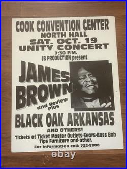 James Brown Concert Poster