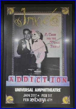 Jane's Addiction Original Concert Poster 1991 Universal Amphitheatre