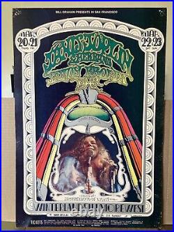 Janis Joplin Savoy Brown 1969 Original Bill Graham Concert Poster