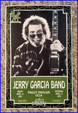Jerry Garcia Band Concert Poster Los Angeles 1993 UCLA Pauley Pavilion Original Jerry Garcia Band Concert Poster Los Angeles 1993 UCLA Pauley Pavilion Original