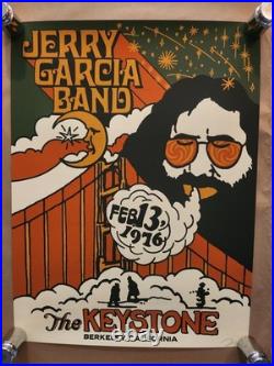 Jerry Garcia Band Limited Edition Original Concert Poster Signed And Numbered
