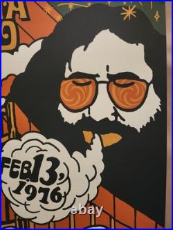 Jerry Garcia Band Limited Edition Original Concert Poster Signed And Numbered