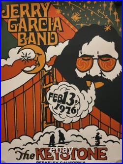 Jerry Garcia Band Limited Edition Original Concert Poster Signed And Numbered