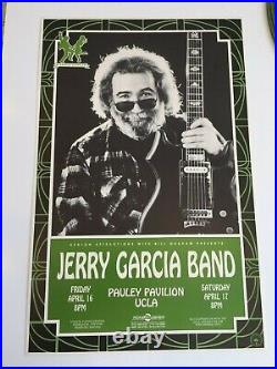 Jerry Garcia Band UCLA Pauley pavilion Original Concert Poster