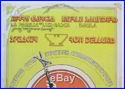 Jerry Garcia, Merl Saunders Farmworkers Benefit Org 1972 Concert Poster