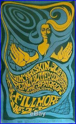 Jim Kweskin BG 66-1 Orig. June 2, 1967 Concert Poster