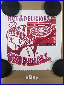 Jim Pollock Hot & Delicious Phish Print Curveball Signed #/250 Concert Poster