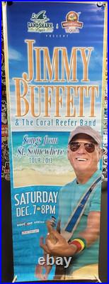 Jimmy Buffett 2013 Songs From Vinyl Banner Concert Promo Door Poster 24x70 S/S