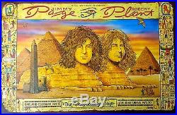 Jimmy Page & Robert Plant with The Tragically Hip 1995 Concert Poster