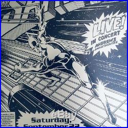 Joe Satriani 1990 Surfing With The Alien Original Vintage Concert Poster (rare!)