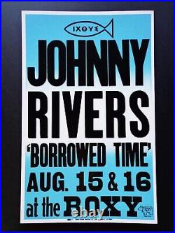 Johnny Rivers At The Roxy Original Vintage Concert Promotion Poster