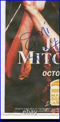 Joni Mitchell Autographed Concert Poster COA Include Joni Mitchell Signed Poster