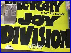 Joy Division Original Gig Concert Poster 1979
