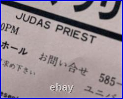 Judas Priest Concert Ticket Stubs Japan Rare 1978 in Tokyo Japan Rare