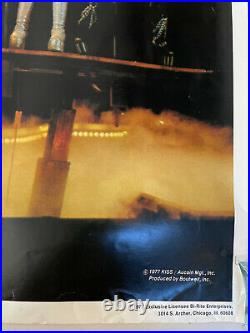 KISS ALIVE II ERA Original 1977 Aucoin / Boutwell Concert Poster 34x23 See De