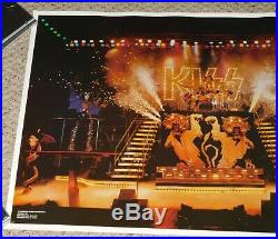 KISS Alive 2 Concert Stage Boutwell Poster 1977 Aucoin Gene Simmons Ace Frehley