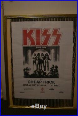 KISS CHEAP TRICK Love Gun Tour Canadian concert poster