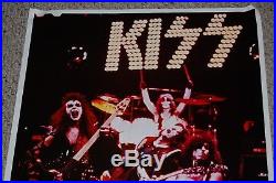 KISS Vintage Alive Concert Stage Poster 1975 Boutwell Aucoin Simmons Ace Frehley