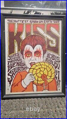 KISS concert poster 15x12 inches