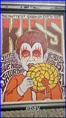 KISS concert poster 15x12 inches