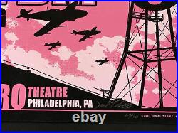 KMFDM Bile Pig Trocadero Philly 03 Original Concert Poster Signed Tidwell 69/150