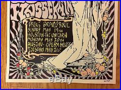 KOZIK Print BOB WEIR Texas Concert Tour 1991 ORIGINAL SIGNED Poster 11x16
