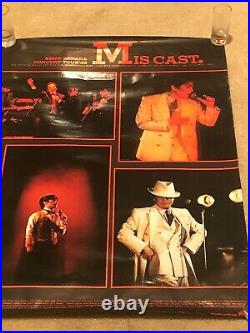 Kenji (Kenzi) Sawada Vintage Original 1983 Concert Tour Poster, Very Rare 32x23