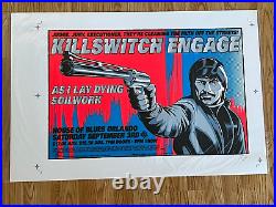 Killswitch Engage Orlando Original Concert Poster Uncut Proof Stainboy