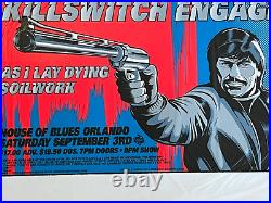 Killswitch Engage Orlando Original Concert Poster Uncut Proof Stainboy