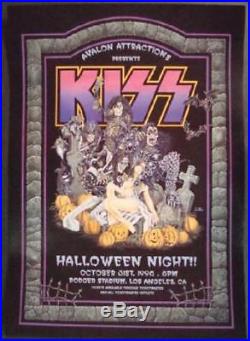 Kiss Los Angeles Halloween 1998 Concert Poster Original Rare