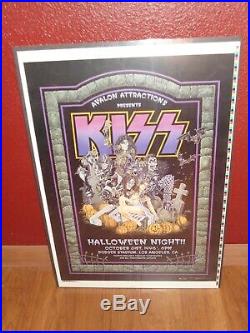 Kiss concert/tour poster S/N Pratt 88/100 Halloween'98