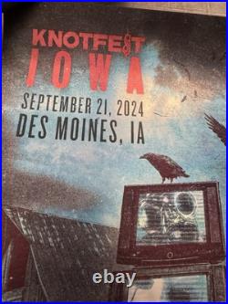 Knotfest Iowa 2024 Foil Poster #69/100 Slipknot Concert Holographic Screen Print Knotfest Iowa 2024 Foil Poster #69/100 Slipknot Concert Holographic Screen Print