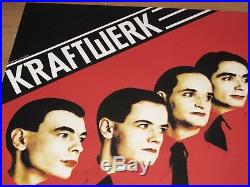 Kraftwerk Concert Poster 1981 Berlin Metropol Mensch-maschine Original Mint