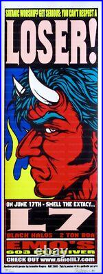 L7 Concert Poster 2000 Jermaine Rogers