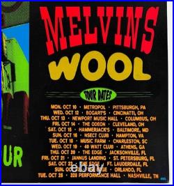 L7 + MELVINS. Original. Hungry for Stink Tour Concert Poster 1994. 22 x 17
