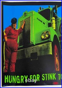 L7 + MELVINS. Original. Hungry for Stink Tour Concert Poster 1994. 22 x 17