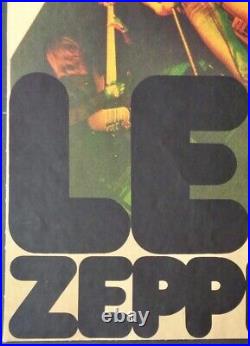 LED ZEPPELIN 1973 German A1 Concert poster GUNTHER KIESER LINEN ULTRA RARE LED ZEPPELIN 1973 German A1 Concert poster GUNTHER KIESER LINEN ULTRA RARE