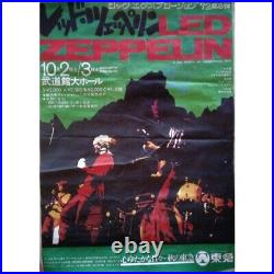 LED ZEPPELIN Japan Tour 1972 JAPAN original promo'Tour Dates' Concert POSTER