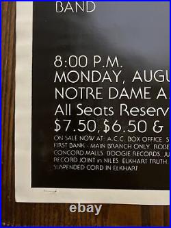 LINDA RONSTADT 1977 poster Notre Dame concert Original 23x17.5