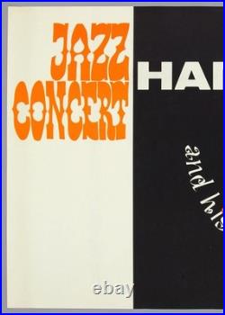 LIONEL HAMPTON rare vintage original Germany 1961 jazz concert poster MEYER