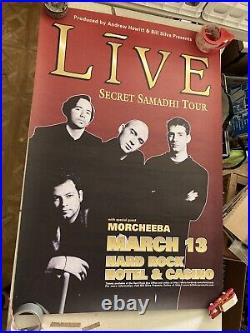 LIVE Band ORIGINAL Light Box Concert Venue Poster 1997 27x40 Kowalczyk
