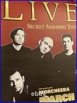 LIVE Band ORIGINAL Light Box Concert Venue Poster 1997 27x40 Kowalczyk
