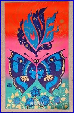 LOVE psychedelic Summer of love 1967 San Francisco rare concert art