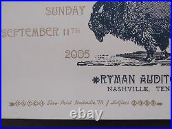 LYLE LOVETT &HIS LARGE BAND Hatch Show Print Nashville RYMAN 2005 Concert Poster