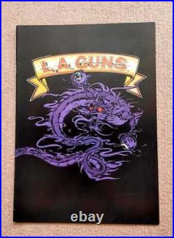 L. A. GUNS Concert Discount Ticket 1988 1989 1991 in Japan Japan Rare withPamphlet