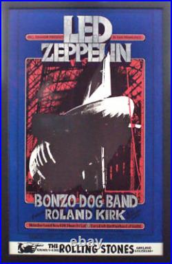 Led Zeppelin Bill Graham Winterland 1969 Concert Poster
